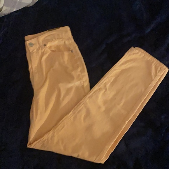 american eagle light orange corduroy pants - Picture 3 of 5
